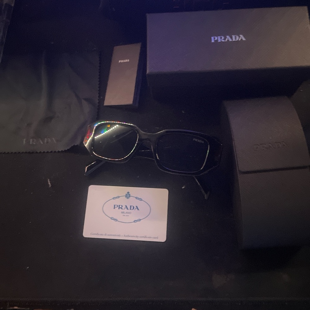 Prada Sleek Black Eyewear